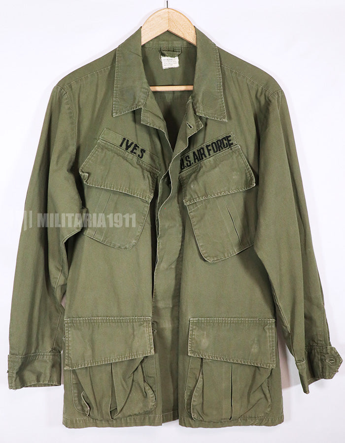 Real 1967 3rd Model Jungle Fatigue Jacket USAF M-S Used