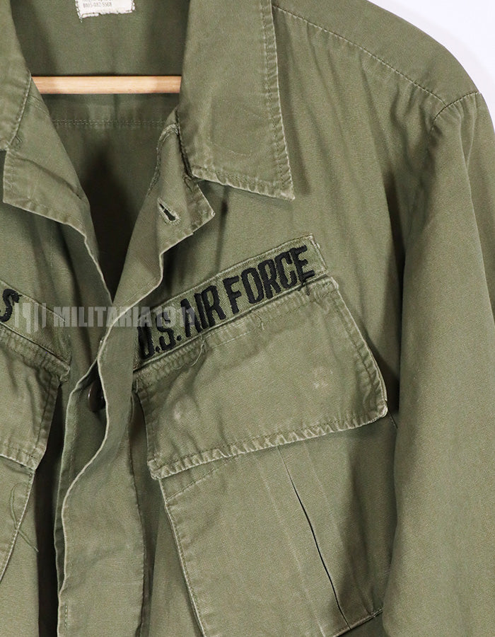 Real 1967 3rd Model Jungle Fatigue Jacket USAF M-S Used