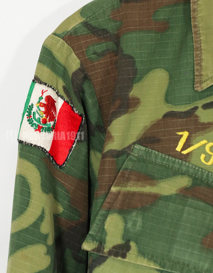 Novelty Clothing USMC Marine Corps Souvenir Jacket ERDL 1969 Jacket Base