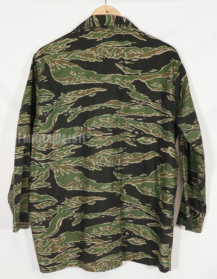 Real Late War Pattern Tiger Stripe Shirt US-M Used