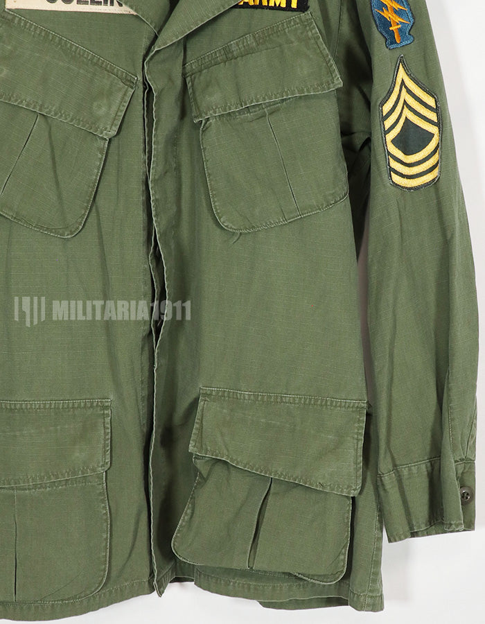 Real 1968 4th Model Jungle Fatigue M-R Patch Restoration Used
