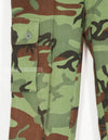 Real South Vietnam Rangers Pastel Leaf Camouflage Top and Bottom Set, Used