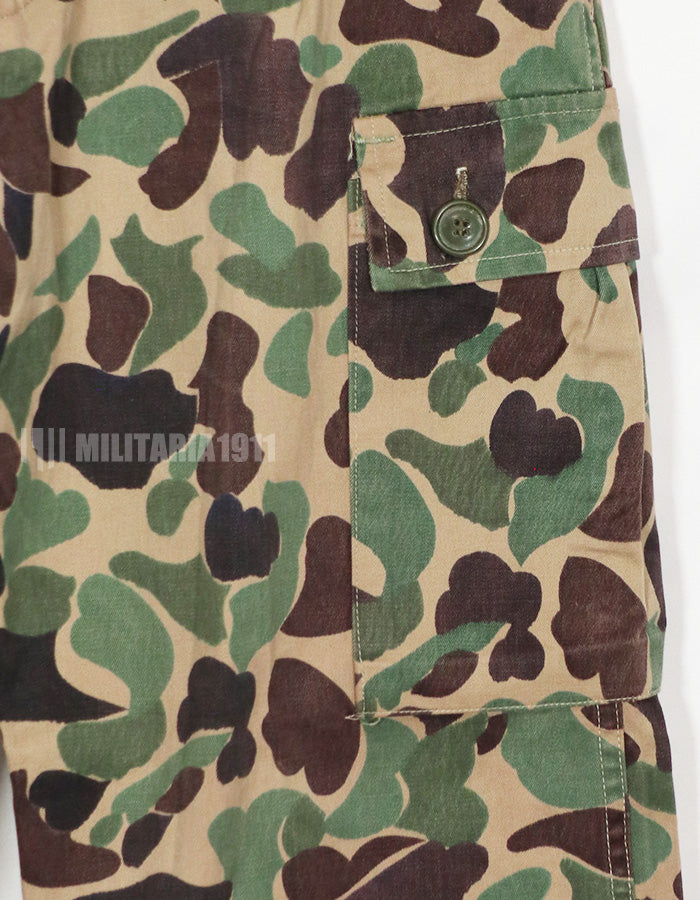 Real CIDG Beogum camouflage locally made duck hunter pants, used C