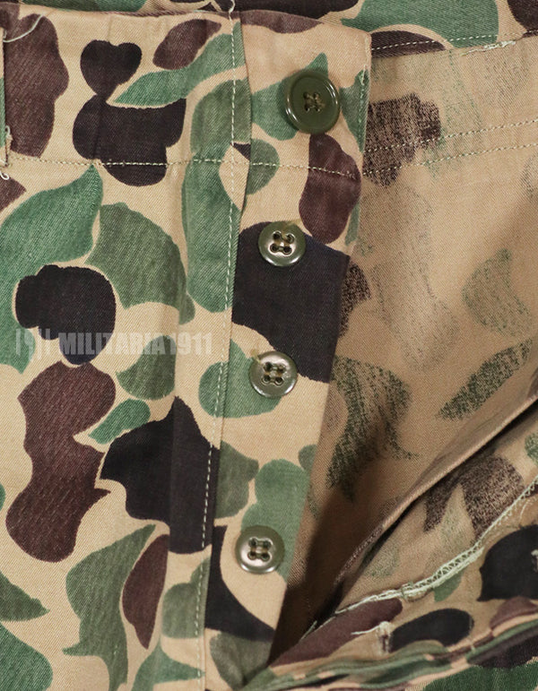 Real CIDG Beogum camouflage locally made duck hunter pants, used C