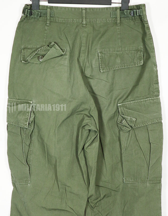 Real 1967 Poplin Jungle Fatigue pants, used, good condition.