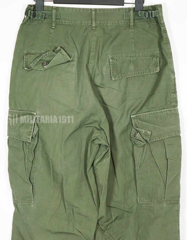 Real 1967 Poplin Jungle Fatigue pants, used, good condition.