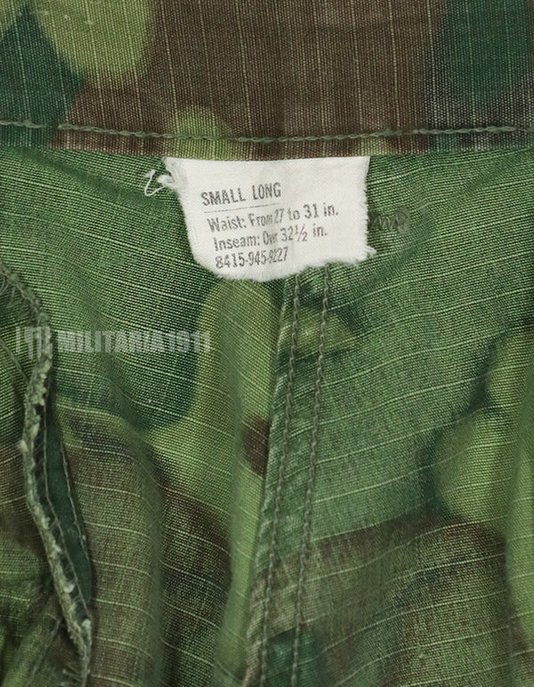 Real 1969 Ripstop ERDL Fatigue Pants Green Leaf Used Used Faded