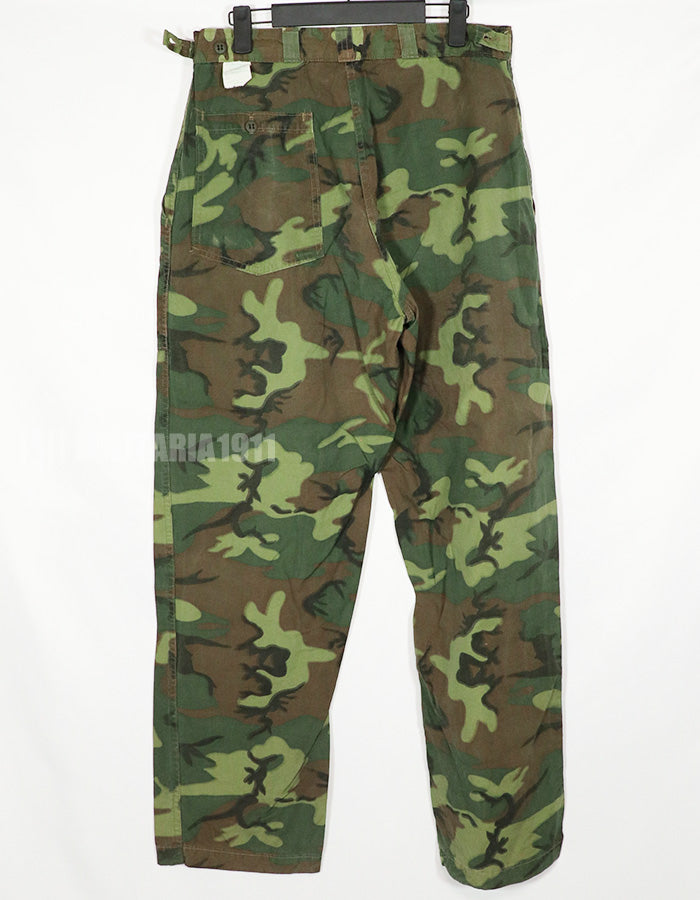 Civilian ERDL hunting pants made by Poplin, 1970s, used.