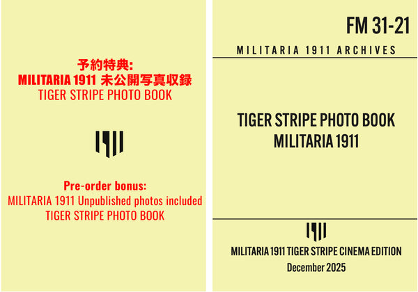 2025 New MILIARIA 1911 TIGER STRIPE CINEMA EDITION US CUT SHIRTS