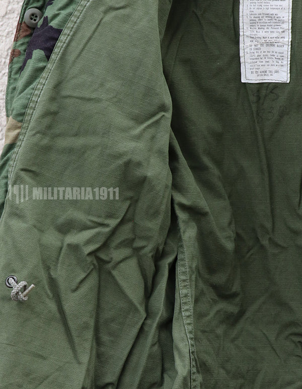 U.S. Army M65 Field Jacket Woodland Camouflage, 1983 B