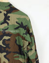 Real U.S. Army Woodland Camouflage Jacket, 2007, with patches.