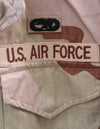 USAF 3C Desert Camouflage M65 Field Jacket, 1991, with insignia.