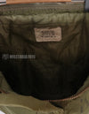 Original U.S. military, 1984 U.S. Air Force helmet bag, stained and lettered.