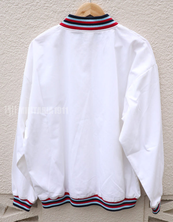 British Army PTI Jacket Athletic Blouson White with Insignia