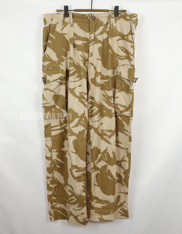 Original British Army Desert DPM Camouflage Trousers, Used