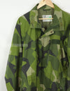 Original Swedish Army M90 Camouflage Field Jacket, 1993, military government issue.