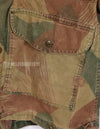 Real 1950s Belgian Army Paratroopers camouflage anorak, faded, used.