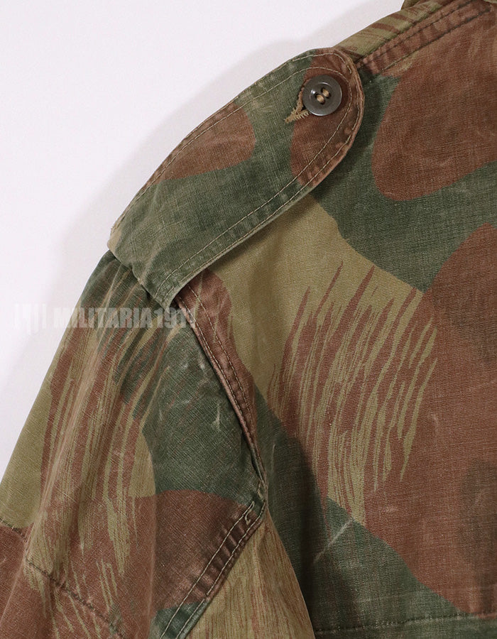 Real 1950s Belgian Army Paratroopers camouflage anorak, faded, used.