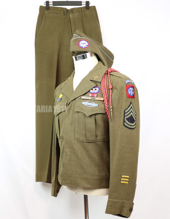 Original set, US Army, 82nd Airborne Division, Ike Jacket Grouping Set, with military Record