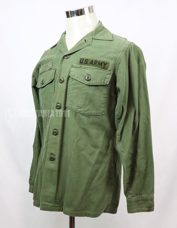Original Utility Shirt OG-107, made in late 1960's-early 1970's, wartime lot.