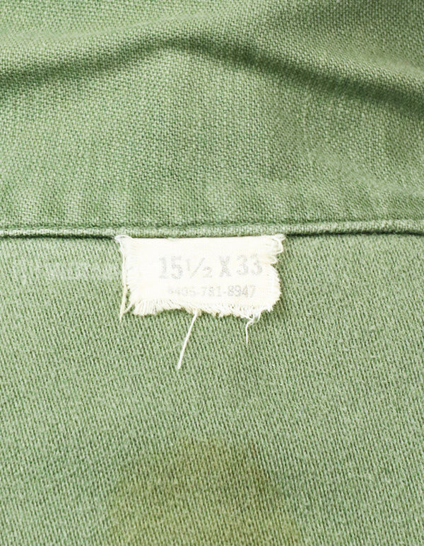 Original Utility Shirt OG-107, made in late 1960's-early 1970's, wartime lot.