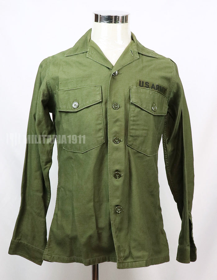 Original Utility Shirt OG-107,  ,made in late 1960s, wartime lot.