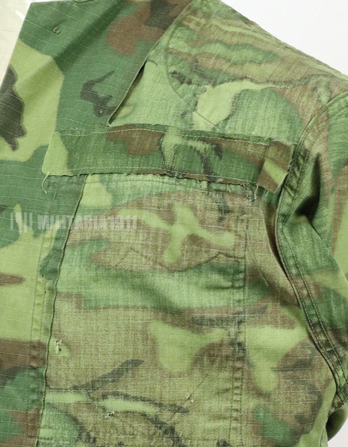 Original M59 ERDL Ripstop fabric utility shirt with patch