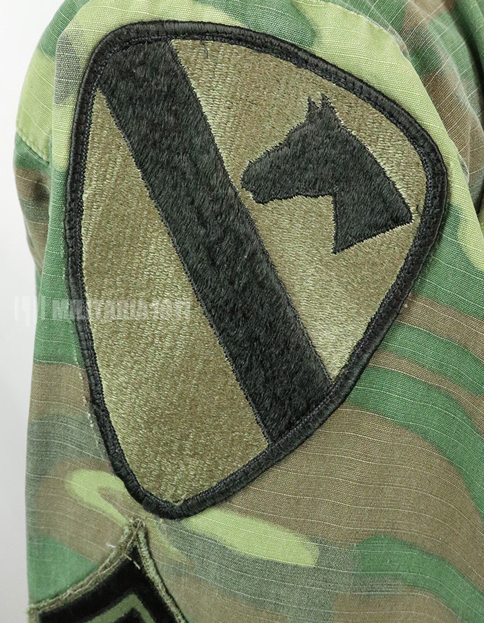 Original ERDL Ripstop Fabric Jungle Fatigue 25th Infantry Division LRRP Specifications (patch retrofitted) 1969 Contract