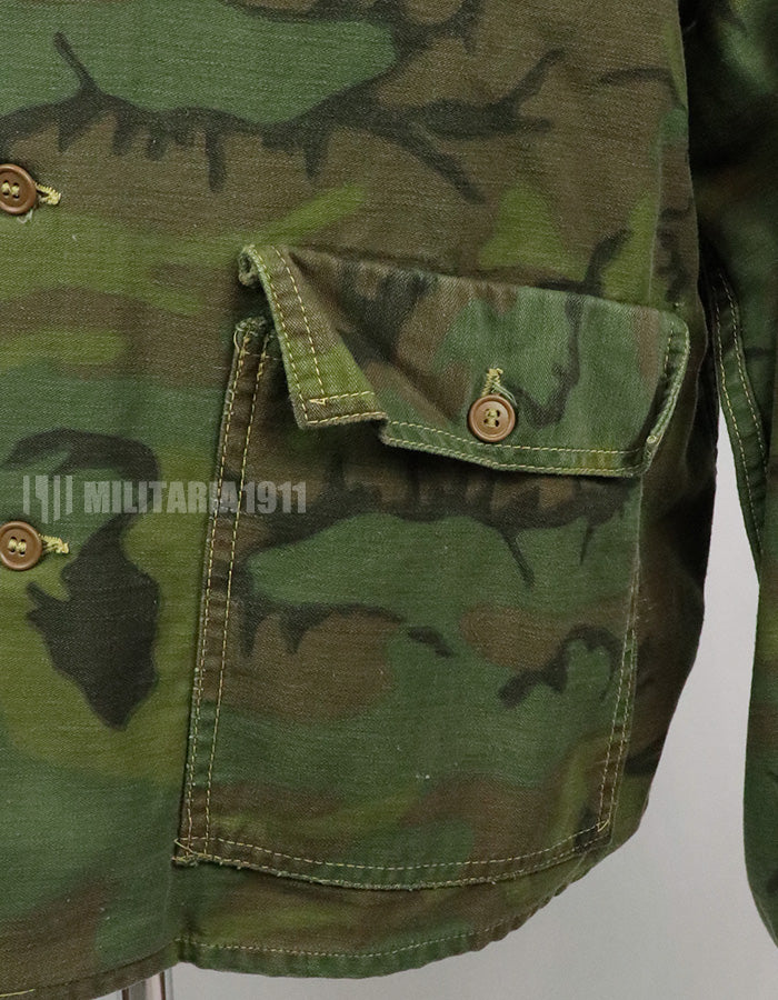 Original Vintage Civilian Hunting Jacket Individual Leaf Camouflage Used