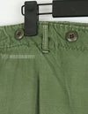 Original late model jungle fatigues pants, ripstop fabric, made in 1969, used, modified.