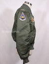 Real 1965 USAF L2-B flight jacket with patches (with later additions)