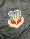 Real 1965 USAF L2-B flight jacket with patches (with later additions)