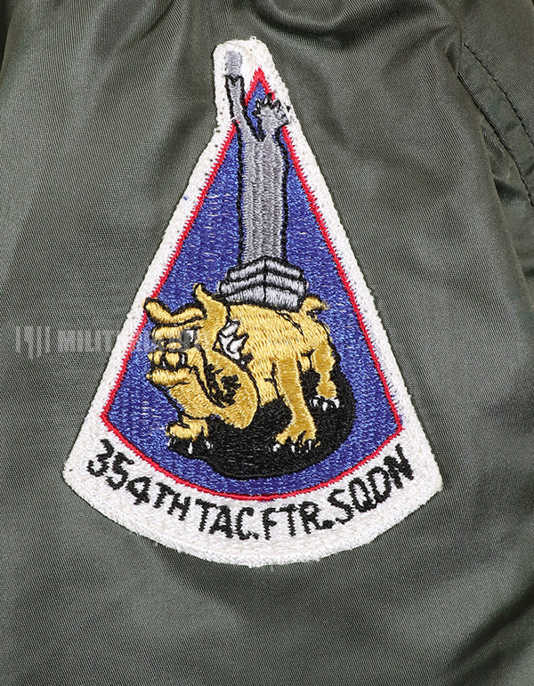 Real 1965 USAF L2-B flight jacket with patches (with later additions)