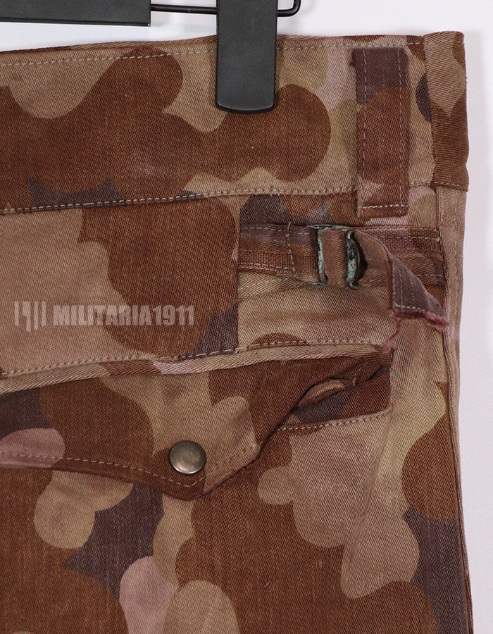 Real Fabric Replica South Vietnam National Field Police Cloud Camouflage French Cut Airborne Pants