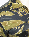 Real Gold Tiger Stripe Asian Cut Almost Unused Tiger Stripe Shirt