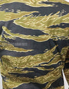 Real Gold Tiger Stripe Asian Cut Almost Unused Tiger Stripe Shirt