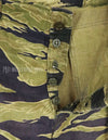 Real Gold Tiger Stripe Asian Cut Pants Faded well Used