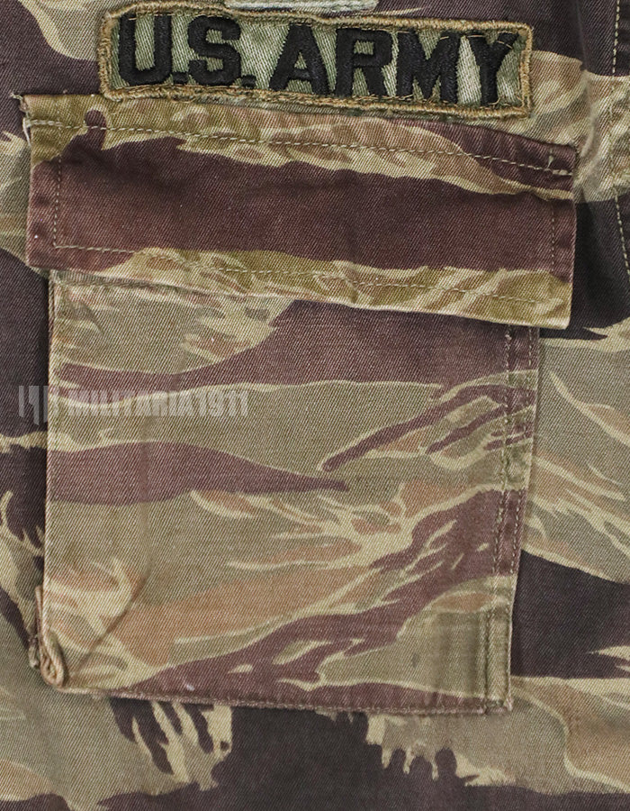 Real Tiger Stripe Shirt ARVN Classic Pattern with Restoration Patch