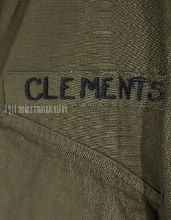 Real 1968 4th Model Jungle Fatigue Jacket with patch (retrofitted)