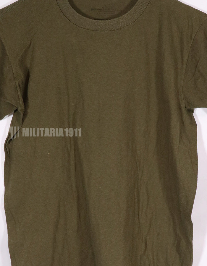 Real 1960s-1970s U.S. Army OD T-shirt Inner Used D
