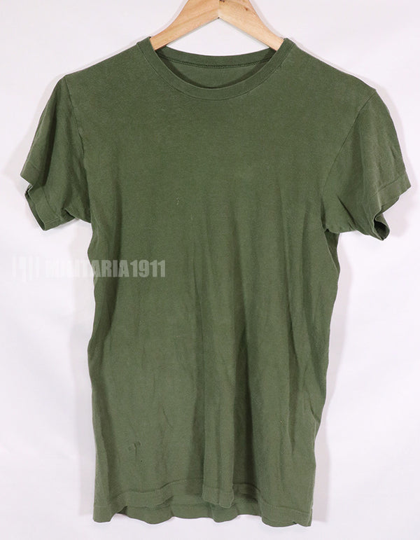 Real 1960s-1970s U.S. Army OD T-shirt Inner, Used E