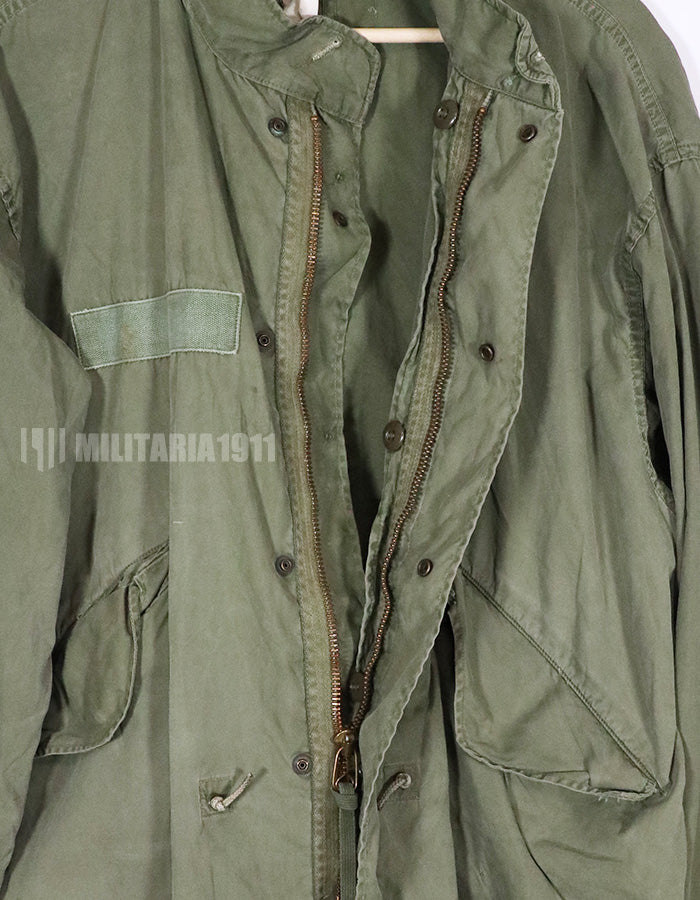 Real US Army M65 Extreme Cold Weather Parka Shell only, age unknown, used.