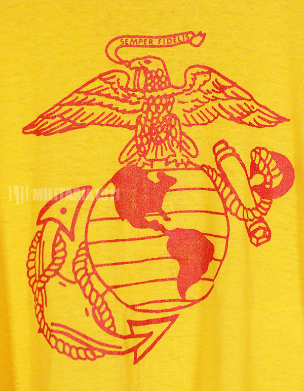 Real 1970s USMC Training T-Shirt Used