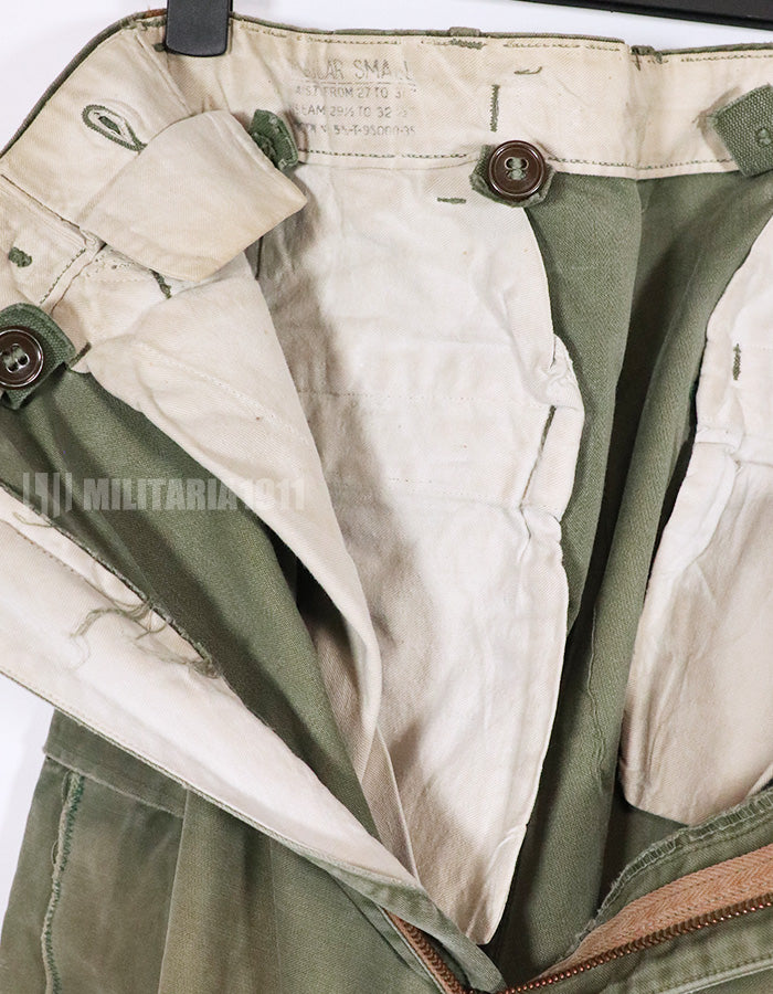 Real US Army M51 Cotton Field Pants Used Regular- Small