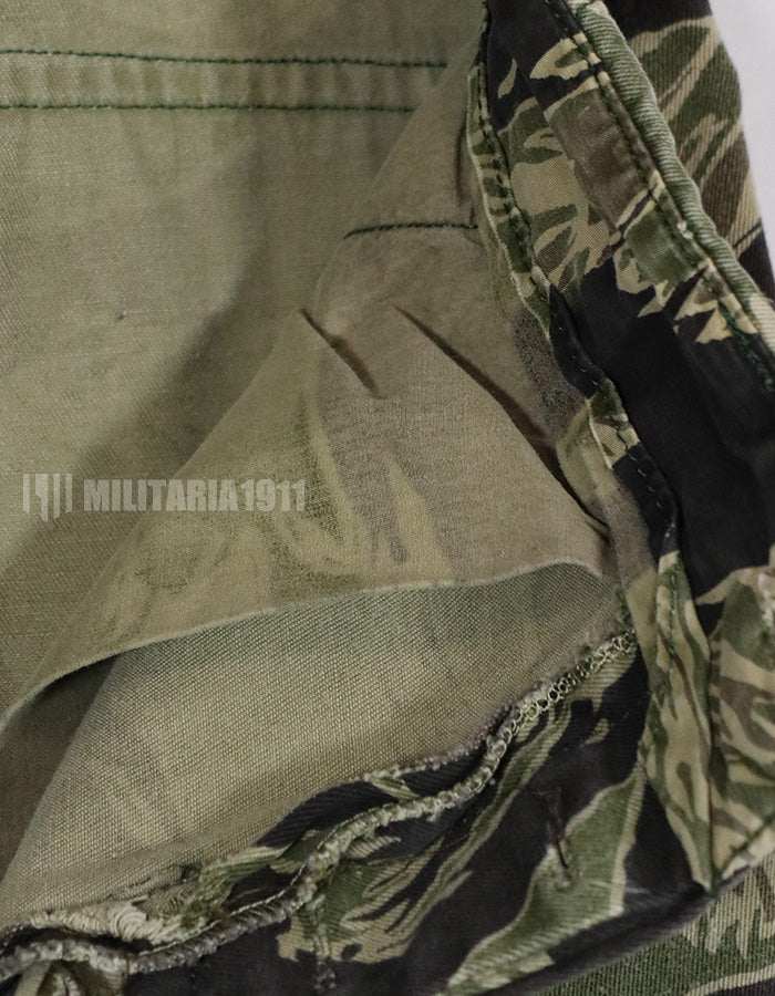 Real Okinawa Tiger Tiger Stripe Pants Rare item with original fabric repair