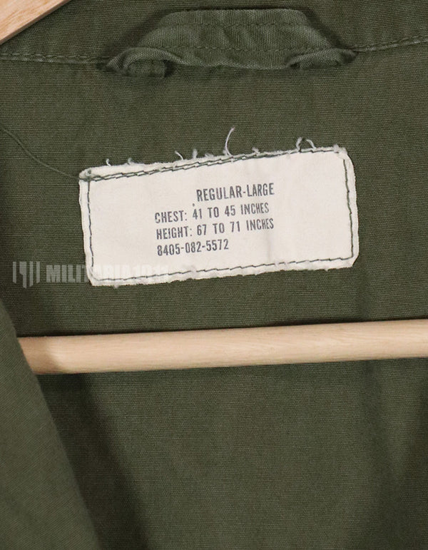 Real 3rd Model Jungle Fatigue Jacket USAF patch has removal marks