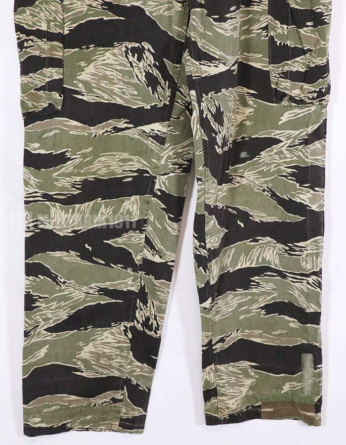 Real Okinawa Tiger Tiger Stripe Pants, used, repaired.