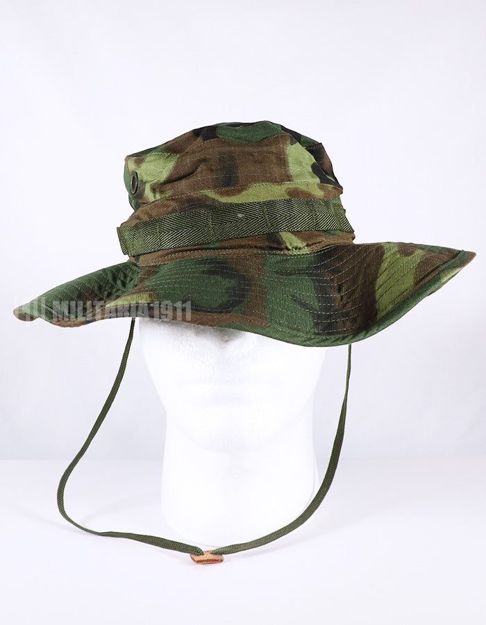 Real U.S. Army ERDL boonie hat, good condition, government issue.