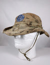 Real South Vietnam National Field Police Cloud Camouflage Boonei Hat with Patch (retrofitted)