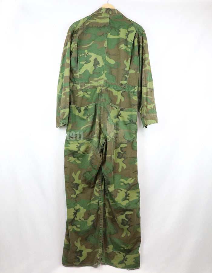 Replica made by original ERDL fabric, coveralls, hunting civilian clothing, used.